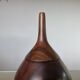Scandinavian rosewood box, free form, 60s-70s