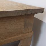Oak farmhouse table