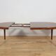 Mid-Century Round Rosewood Extending Dining Table by Severin Hansen for Haslev Møbelsnedkeri, Denmark, 1960s