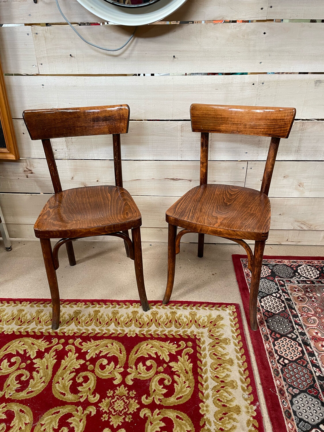 Pair thonet bistro chair Czechoslovakia year 30/40