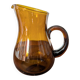 Pichet en verre ambré 60's