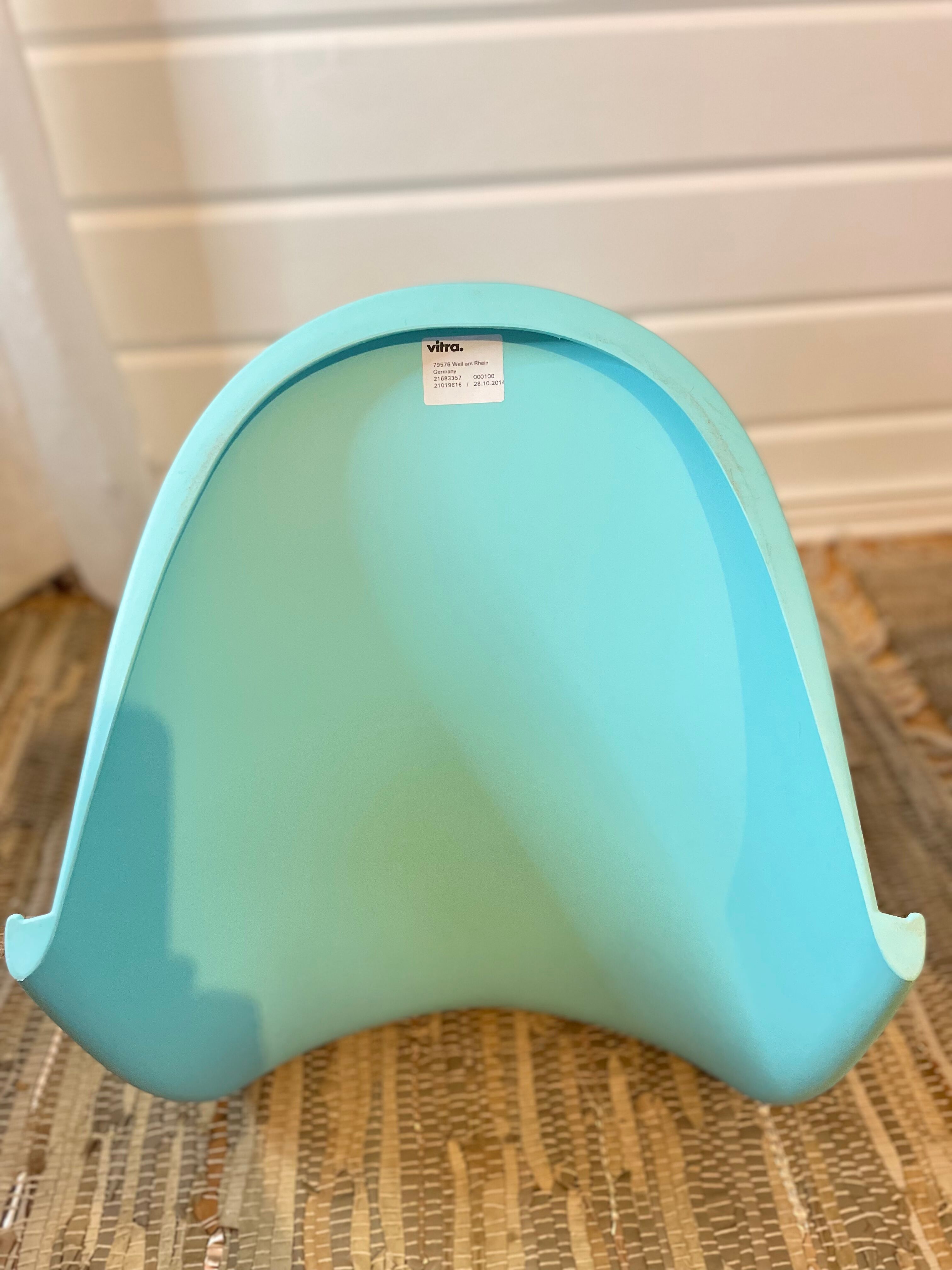 Panton Junior, turquoise children's chair Vitra