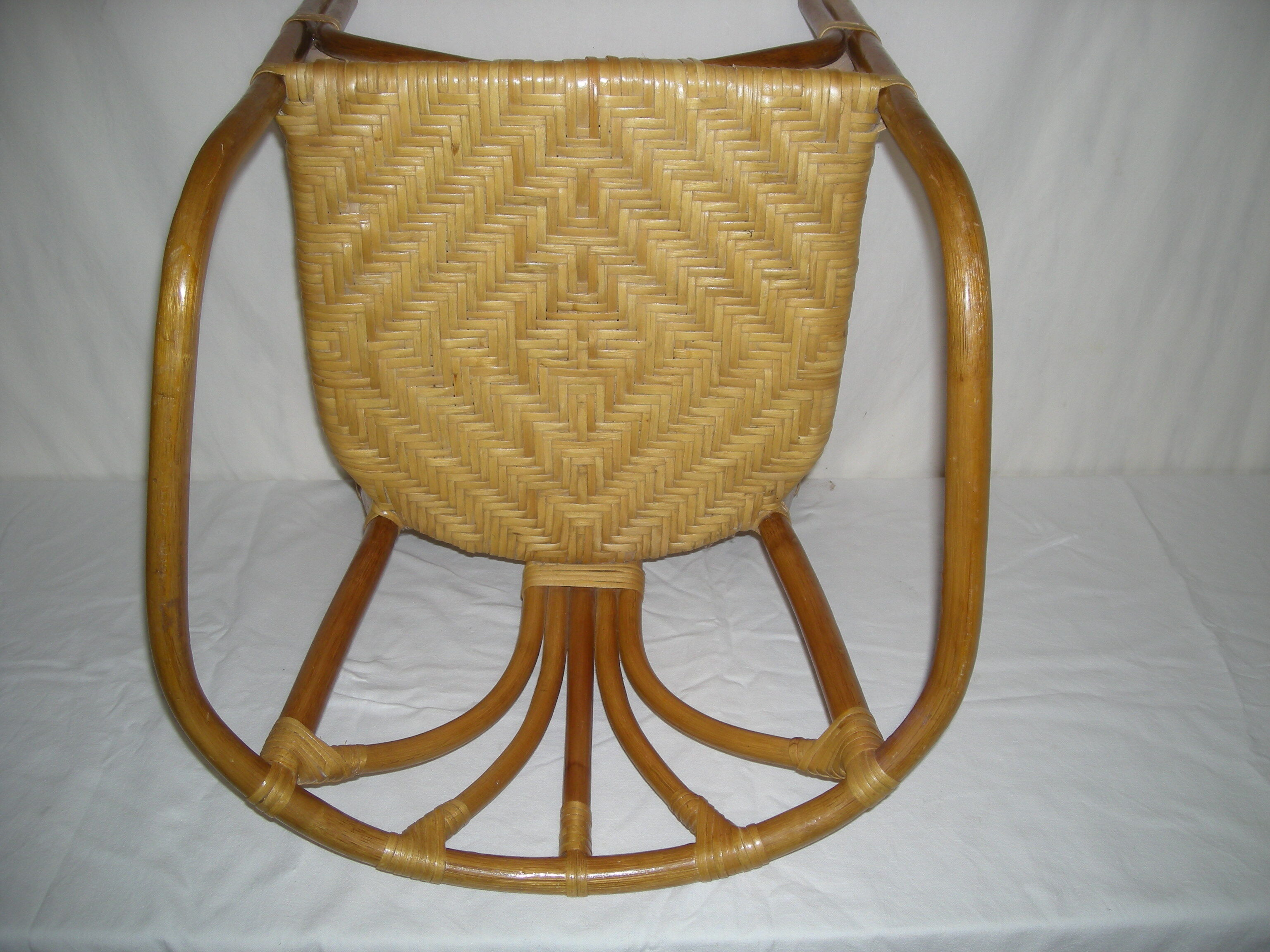 Rattan bamboo armchair child of the 50s - 60s