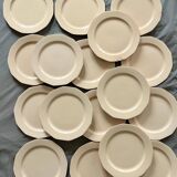 Set of 26 Longwy plates