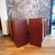 Duo of trade furniture with sliding doors