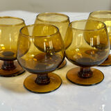 Amber shot glass