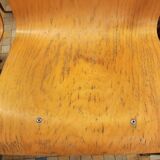 Wooden and metal bench 80s