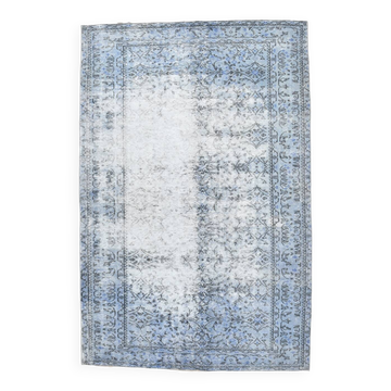 6x9 Soft Pastel Blue Turkish Vintage Rug, 189x284Cm SK 2052 FREE SHIPPING