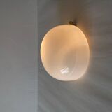 Small half-spherical wall and ceiling light 15 cm opaline glass