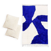 Ensemble Tapis Berbère Moderne 250x150 cm + 2 Coussins