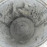 Galvanized metal basin