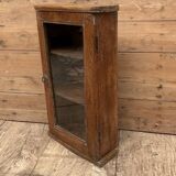 Wall display cabinet in Burmese teak