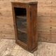 Vitrine murale en teck birman