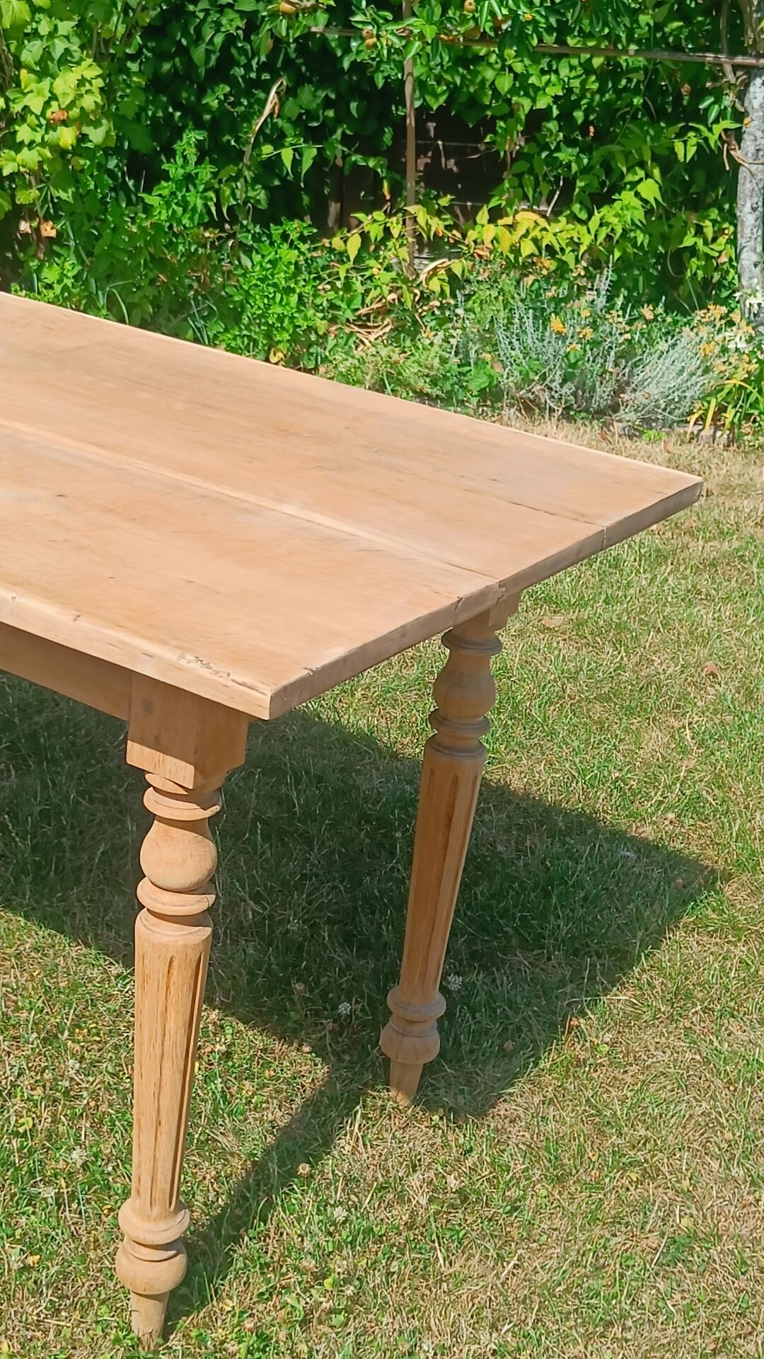 Oak farmhouse table