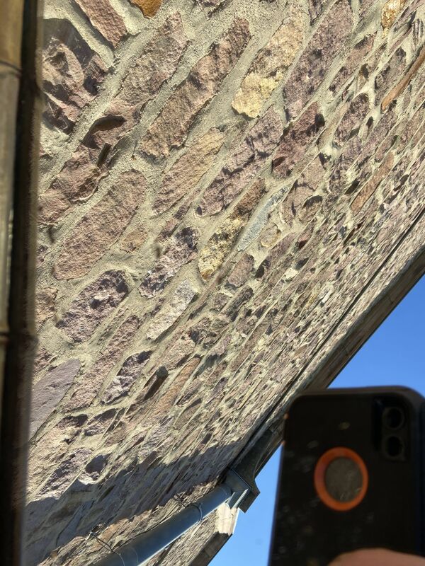 Miroir glace vintage style faux bambou doré, 58x42 cm