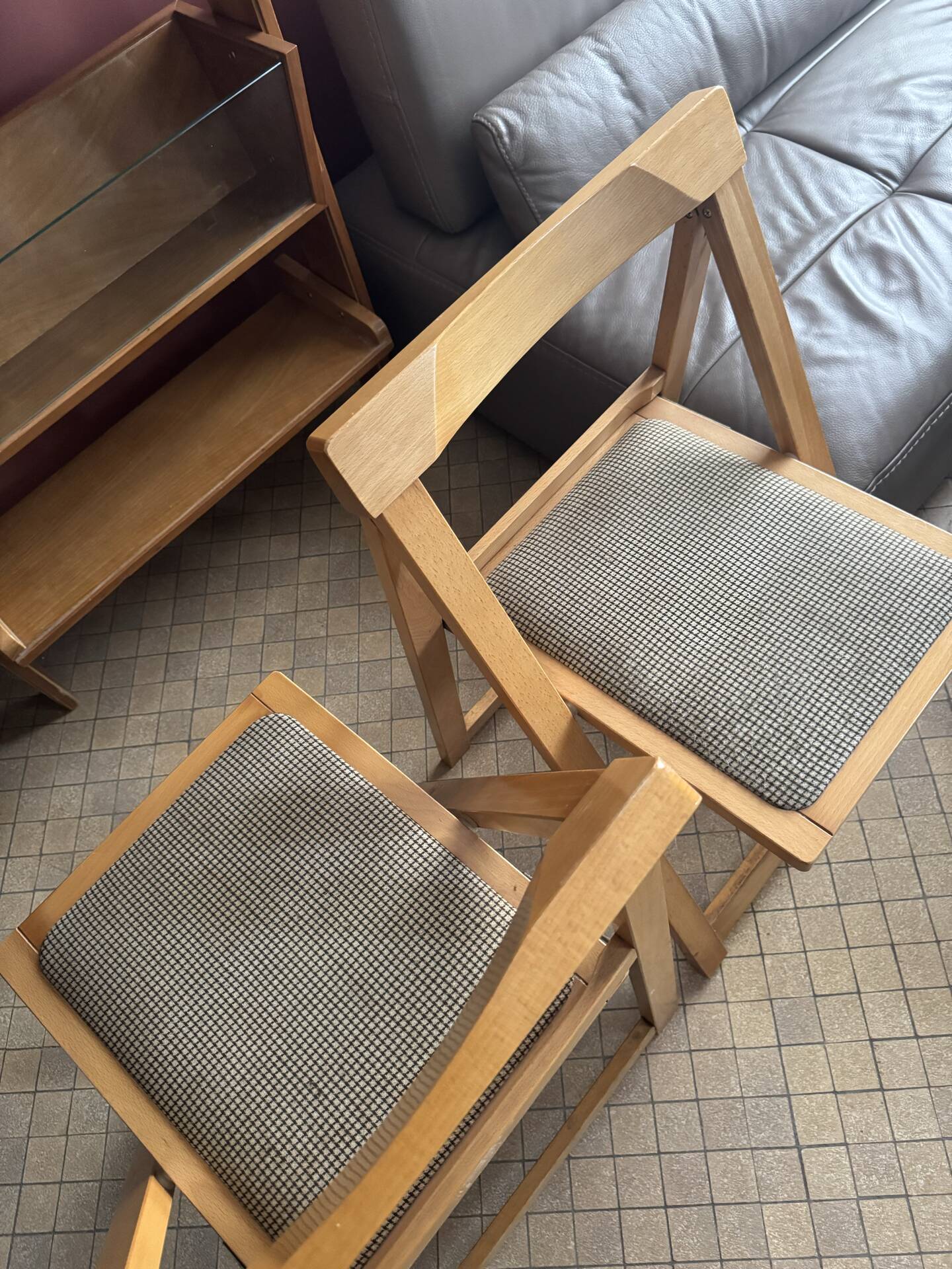2 chaises pliante