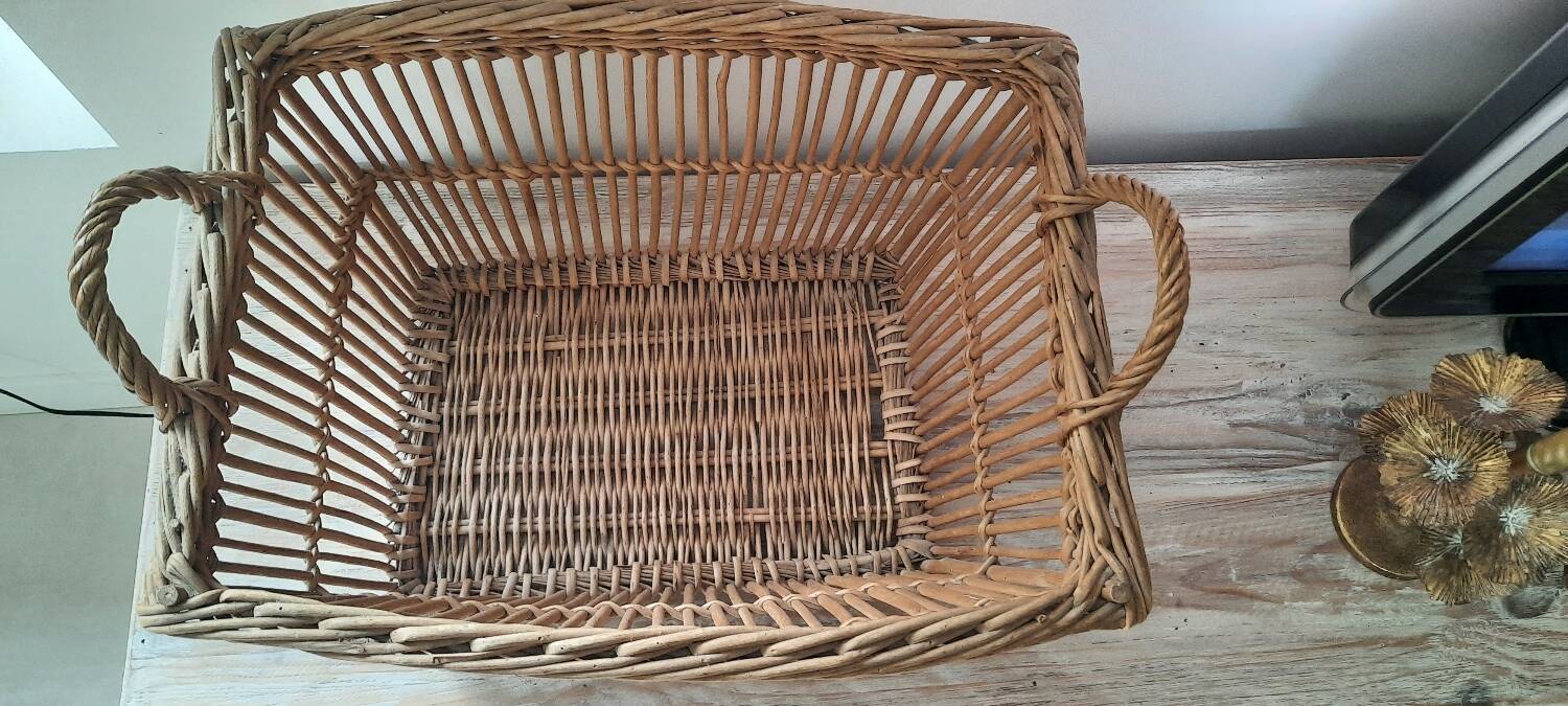 Old laundry basket