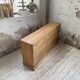 Pine craft cabinet with drawers