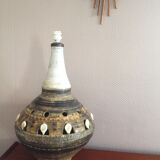 Ceramic lamp "georges pelletier" 1970