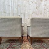 Louis XVI Living Room Sofa and Pair of Bergeres