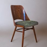 Chaise TON514 Oswald Haerdtl, Vintage tchèque 1960s