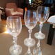 Set of 17 glasses in ancient crystal