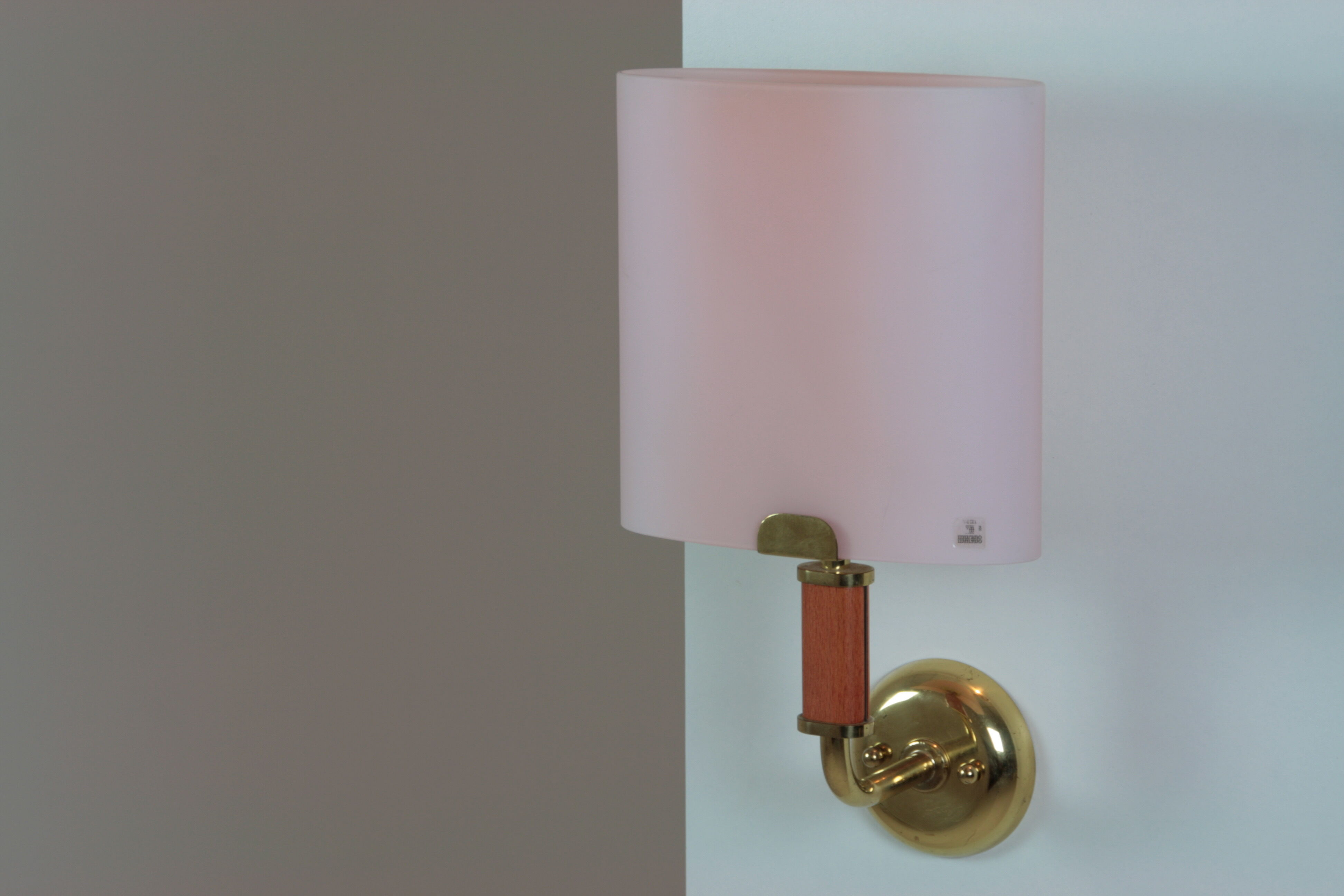 Pair of wall lamps Murano Vetri, Italy 1960s