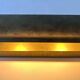 Modernist solid brass wall light, France 1940