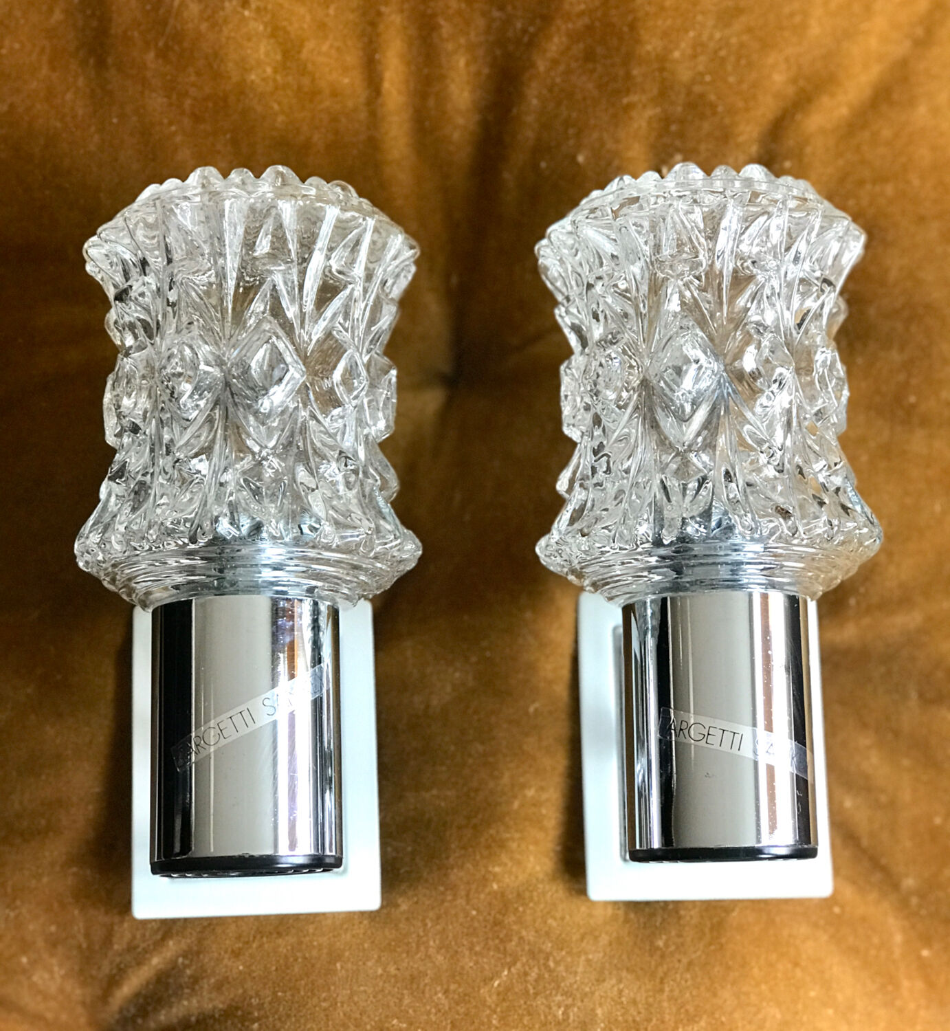 1970 Targetti Sankey wall lights