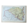 Map of Belgium - 20x29cm 1922