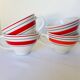 4 bowls of vintage French cider