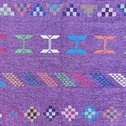 Moroccan purple ethnic carpet