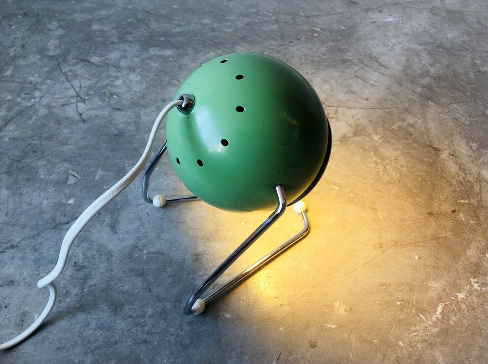 Eye-ball adjustable lamp, 1960s