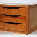 2 blocks / bedside tables plated pine