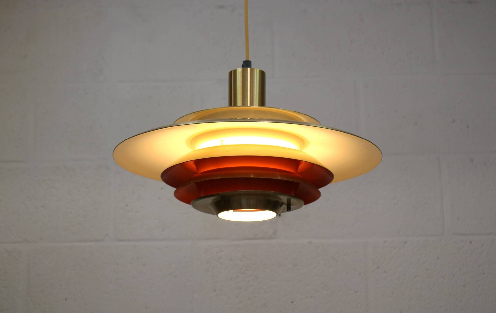 Very rare old Danish design lamp by Teknika model 425  - 60's