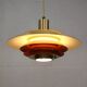 Very rare old Danish design lamp by Teknika model 425  - 60's