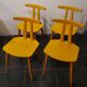 4 chaises j48, design poul m.volther, 1950, fdb møbler