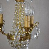 Beautiful chandelier with tassels.