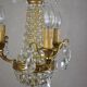 Beautiful chandelier with tassels.