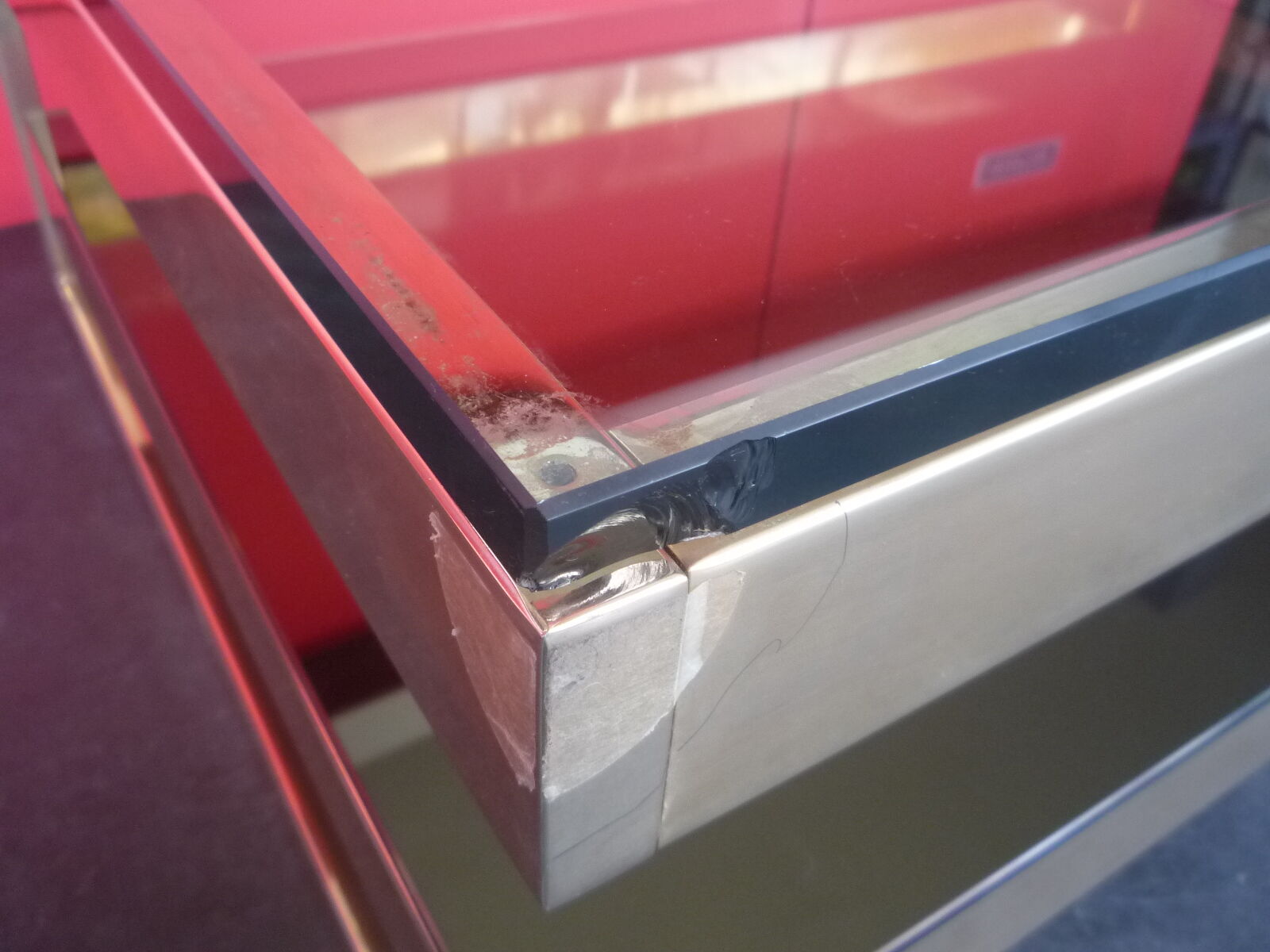 BELGOCHROM golden metal table G