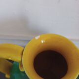 Small earthenware pitcher Elchinger Yellow and green threads