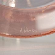 Vintage glass plate Nason & Co. Italy 1990s