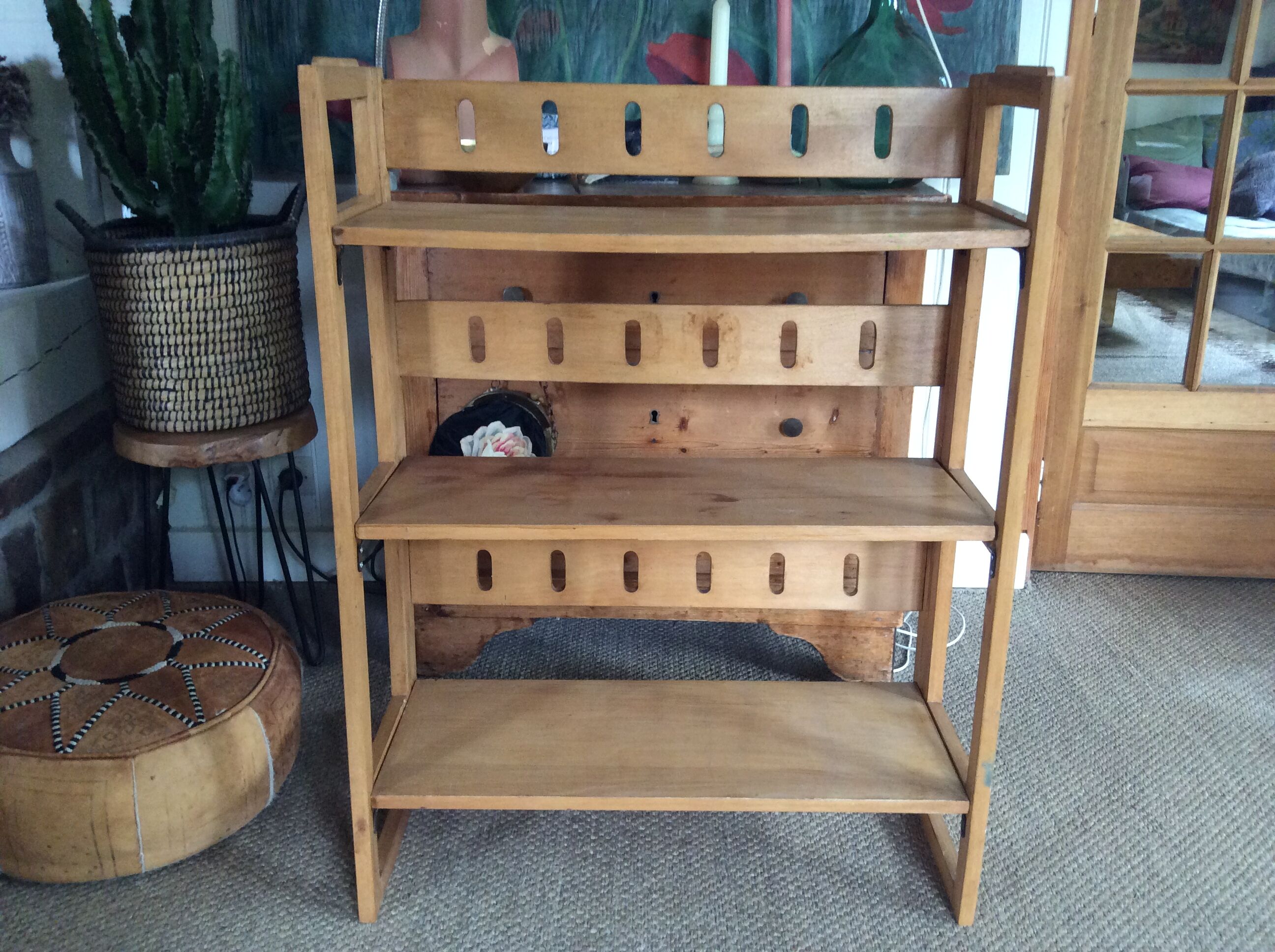 Wooden shelf