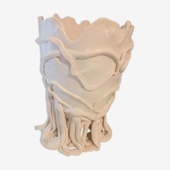 Medusa White Vase by Gaetano Pesce for Fish Design