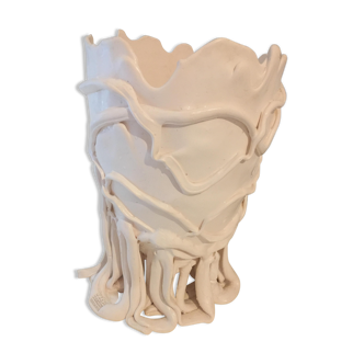 Medusa White Vase by Gaetano Pesce for Fish Design