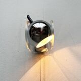 German wall lamps model 540 from the mid-century space age in the style of Gino Sarfatti, 1960s, set of 2.