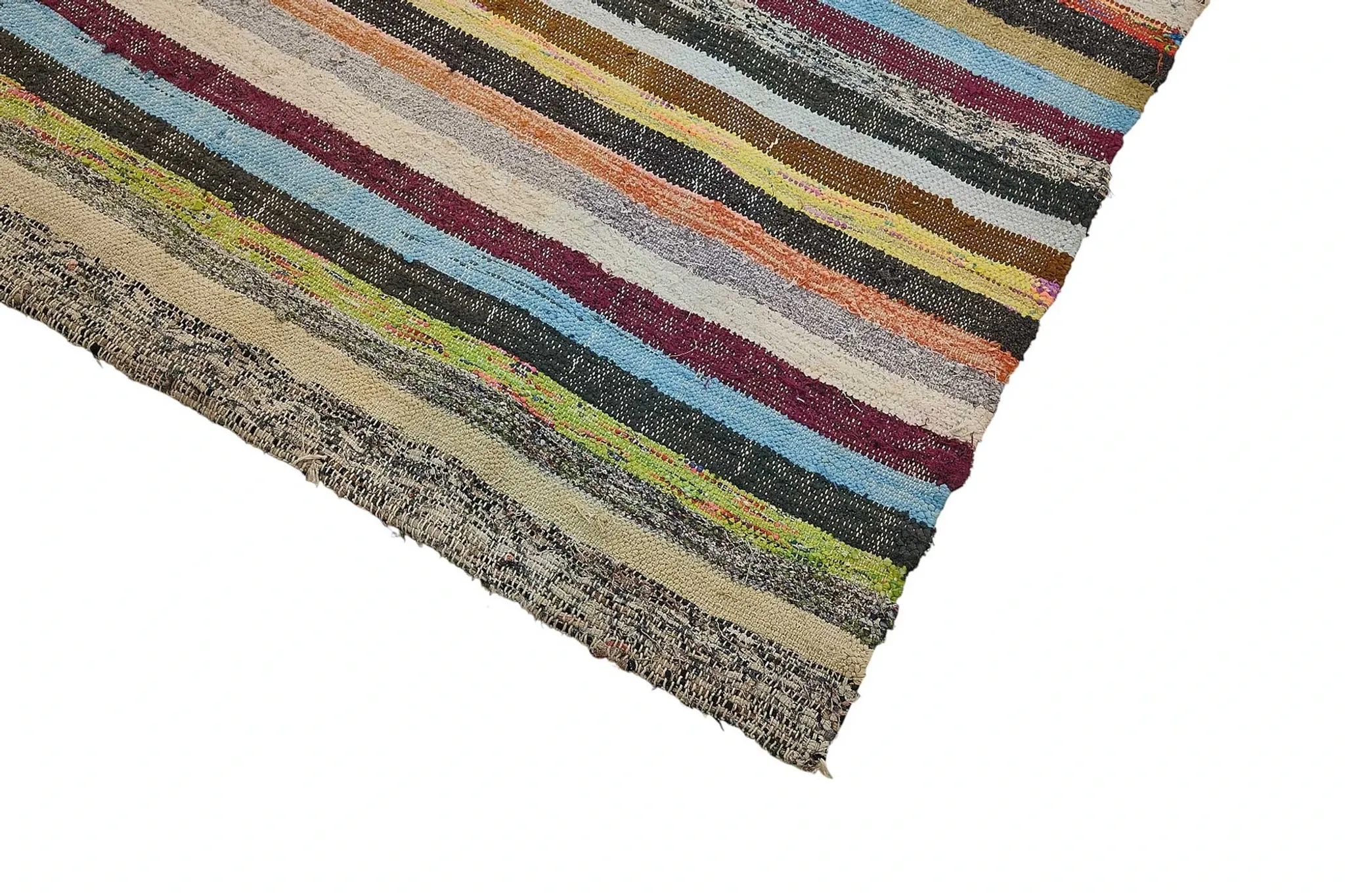 Turkish Handwoven Flatweave Chaput Kilim 176 cm x 354 cm