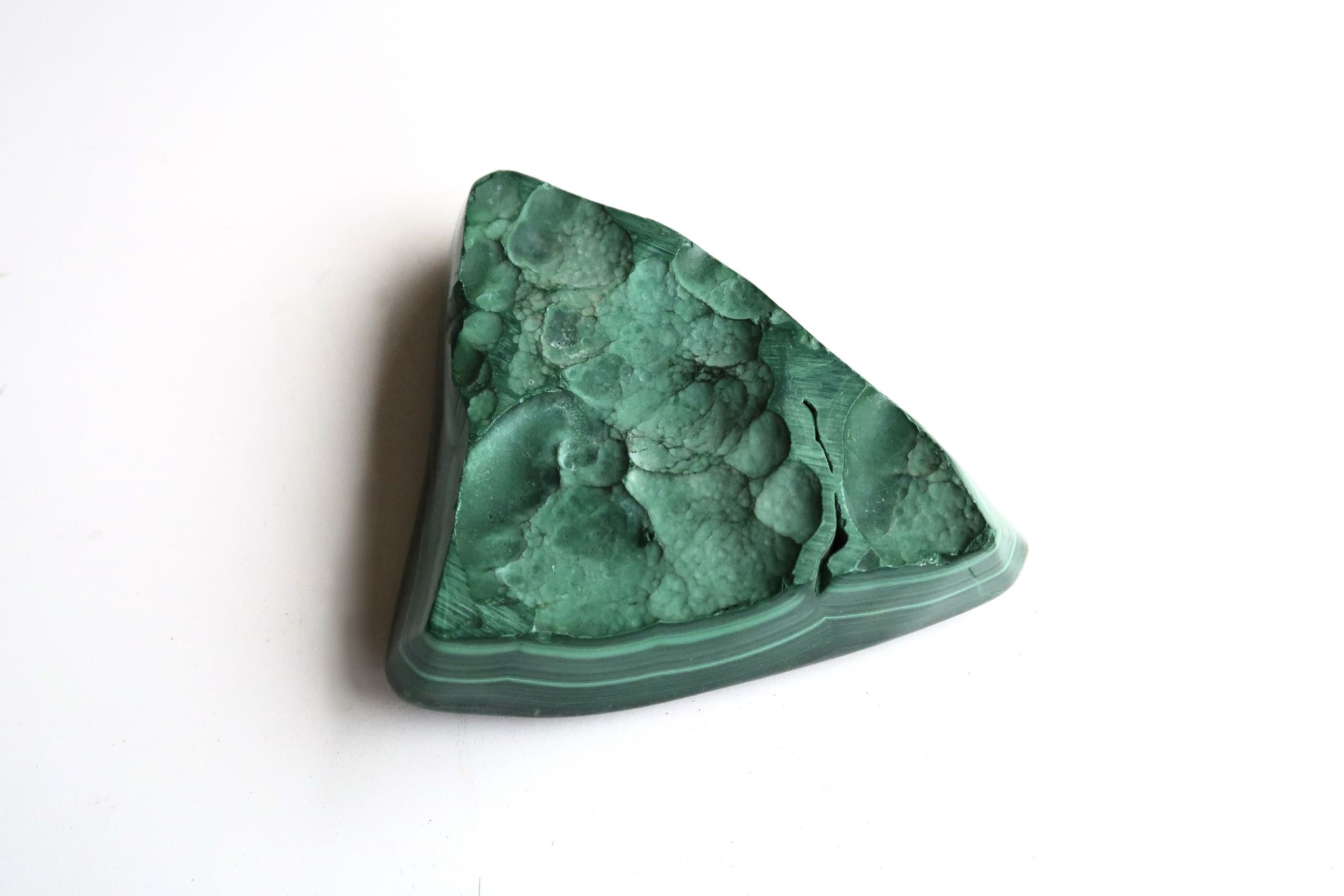 Vide poche en malachite, années 70