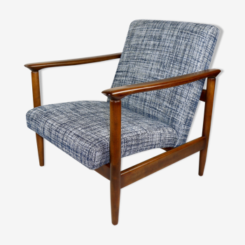 Fauteuil bleu par Edmund Homa, années 1970