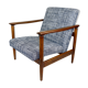 Fauteuil bleu par Edmund Homa, années 1970